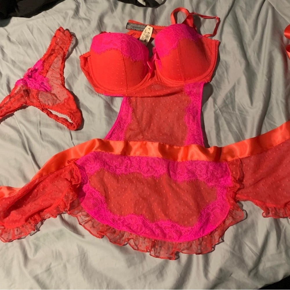 Victoria secret apron lingerie new sexy